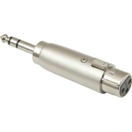 Adattatore Professionale In Metallo Da Presa Xlr Poli A Jack Stereo