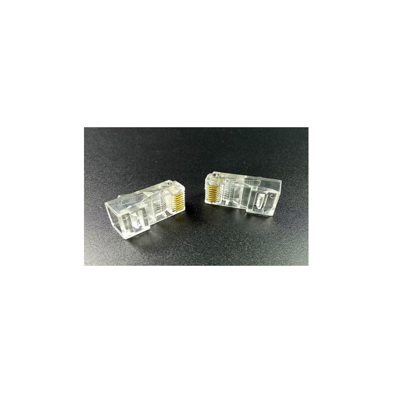 Primewire - 2X connettori RJ45 a crimpare Cat 8 - Connessione Senza At –